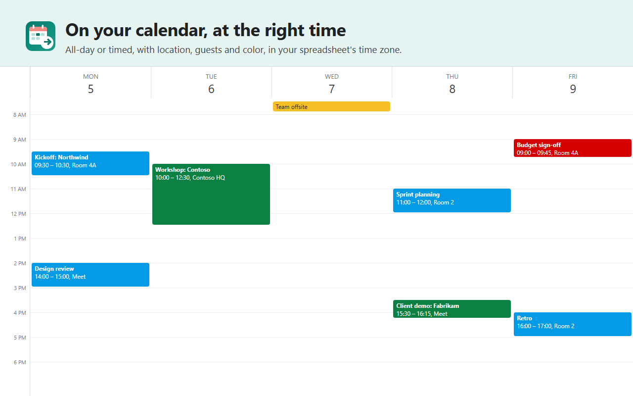 EventFill: Create & Import Calendar Events screenshot