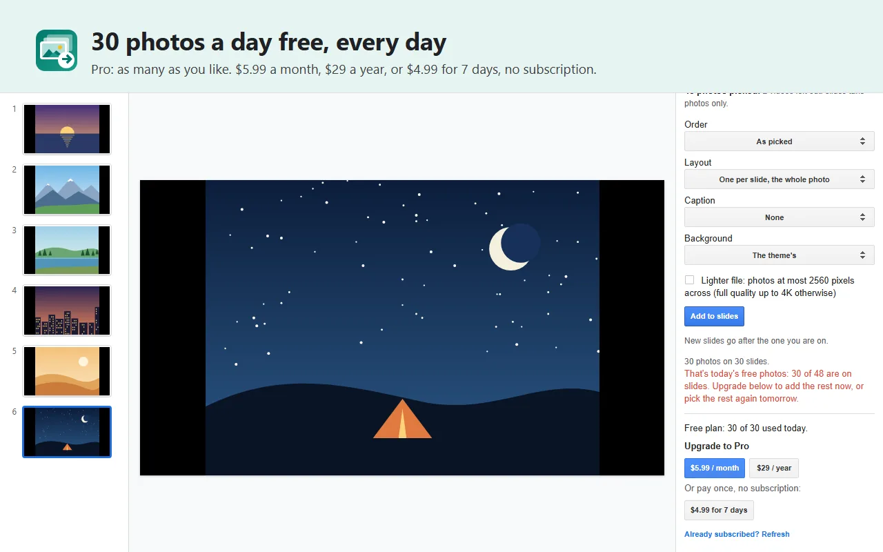 PhotoFill: Insert & Import Photos, Images in Bulk screenshot