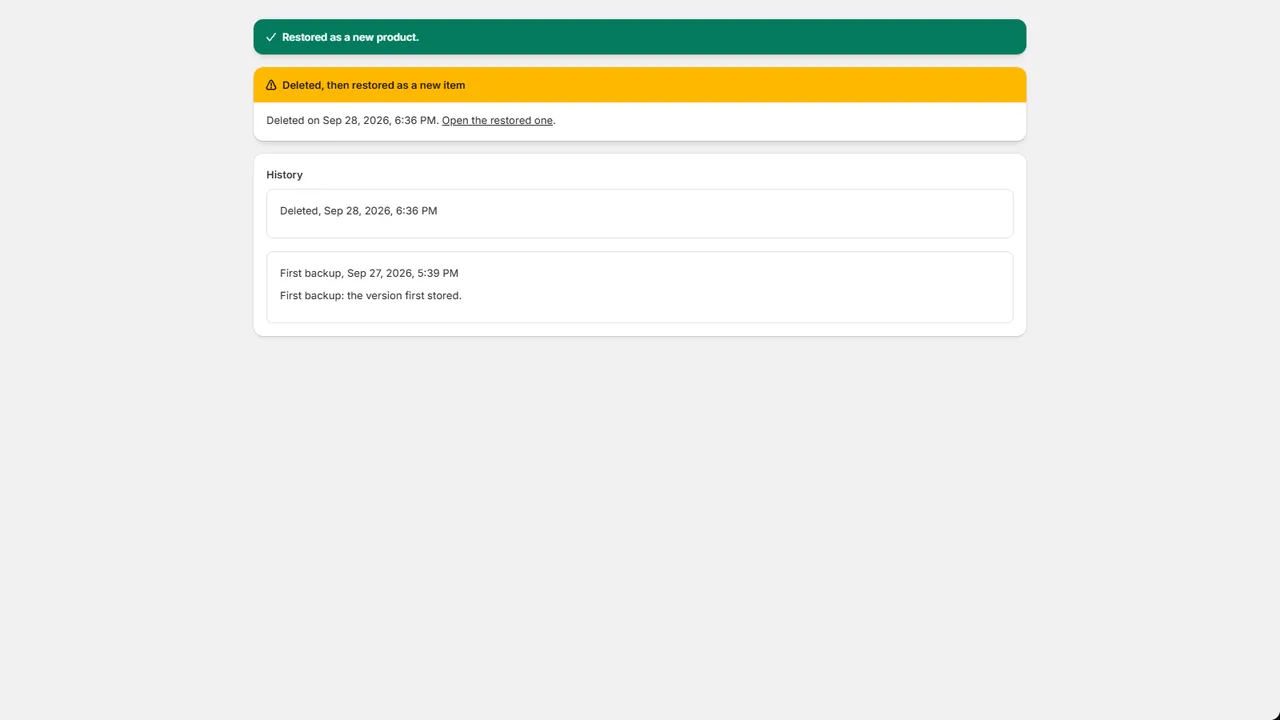 Rollback screenshot
